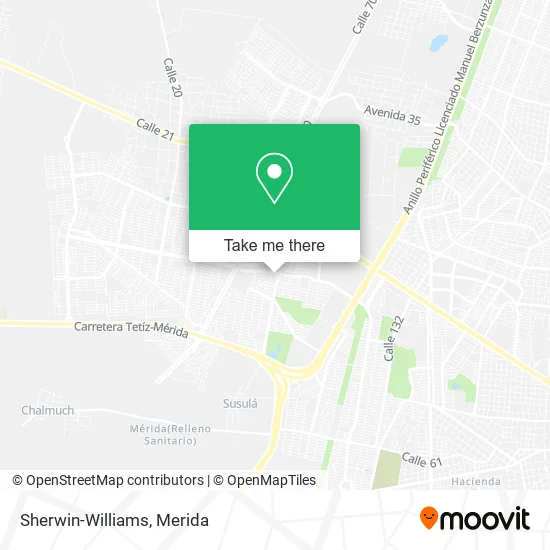 Mapa de Sherwin-Williams