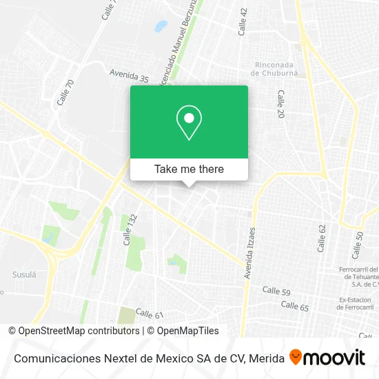Comunicaciones Nextel de Mexico SA de CV map