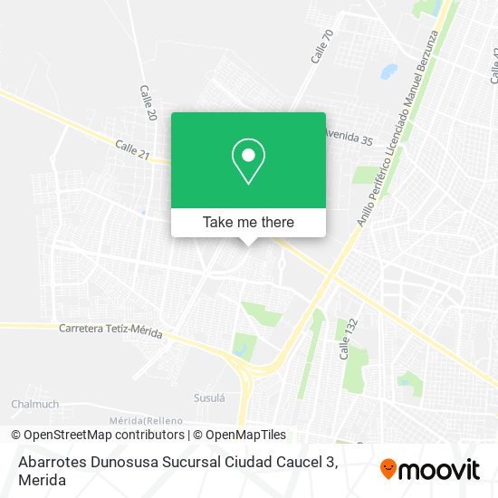 Abarrotes Dunosusa Sucursal Ciudad Caucel 3 map