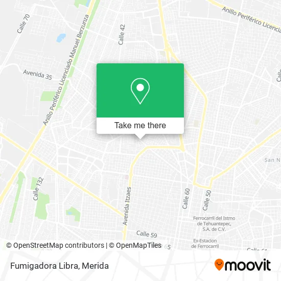 Fumigadora Libra map