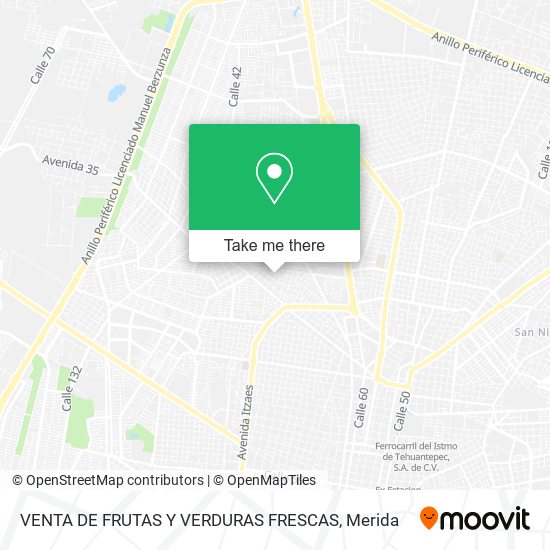 VENTA DE FRUTAS Y VERDURAS FRESCAS map