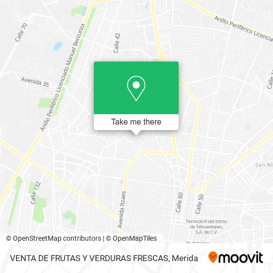 VENTA DE FRUTAS Y VERDURAS FRESCAS map