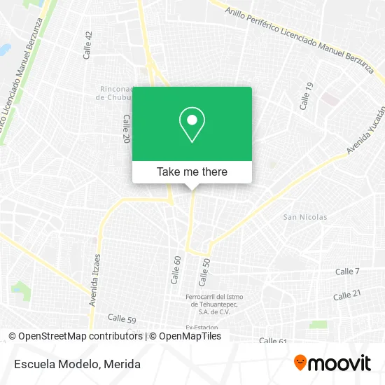Escuela Modelo map