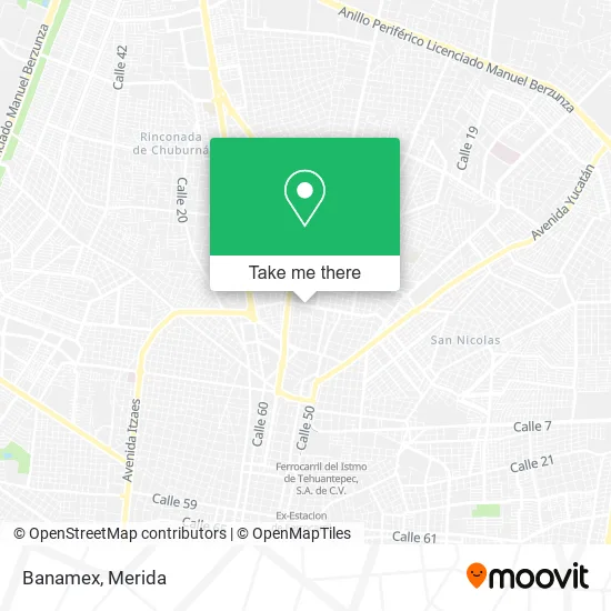 Mapa de Banamex