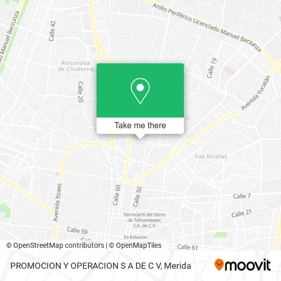 PROMOCION Y OPERACION S A DE C V map