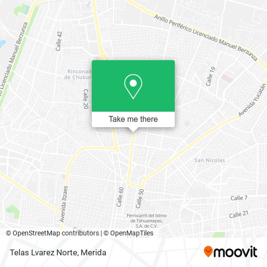 Telas Lvarez Norte map