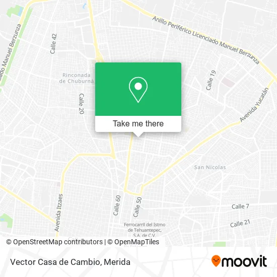 Vector Casa de Cambio map