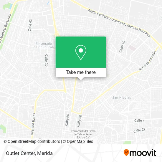 Mapa de Outlet Center