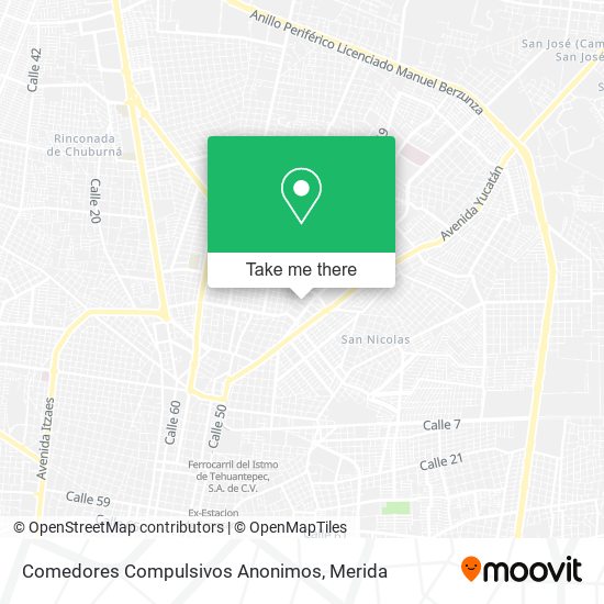 Mapa de Comedores Compulsivos Anonimos