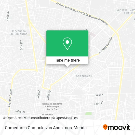 Mapa de Comedores Compulsivos Anonimos