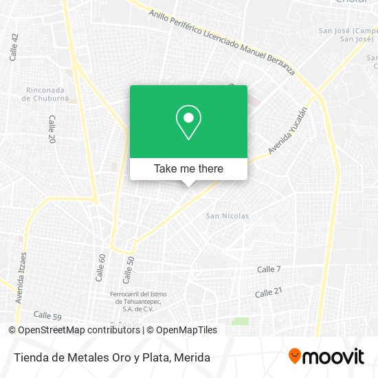 Tienda de Metales Oro y Plata map
