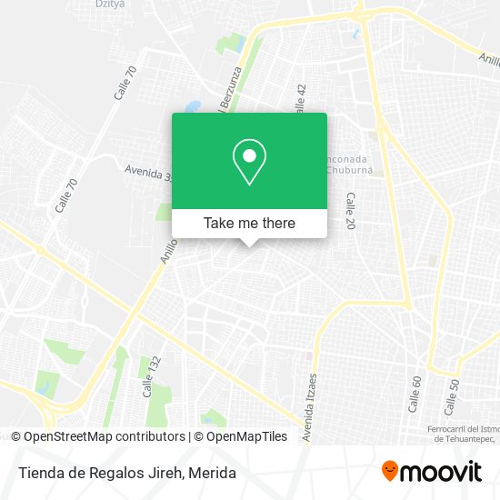 Mapa de Tienda de Regalos Jireh