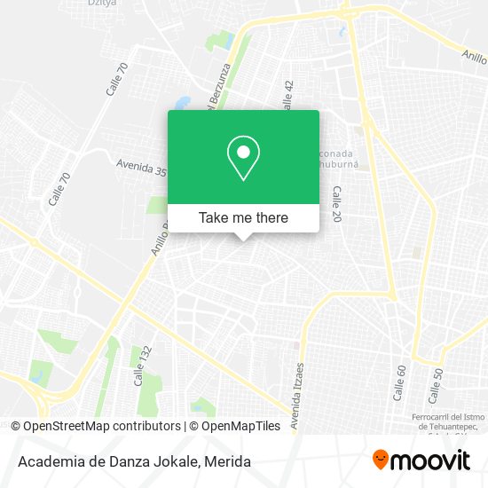 Mapa de Academia de Danza Jokale