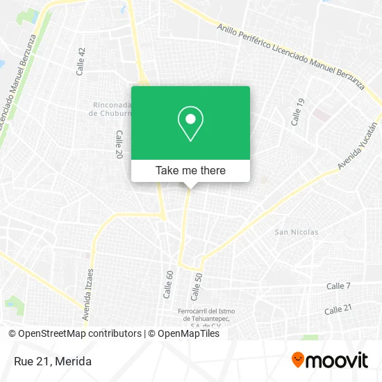 Rue 21 map