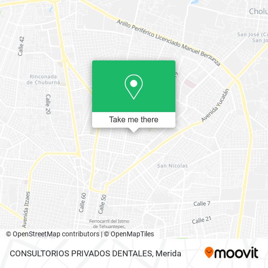 CONSULTORIOS PRIVADOS DENTALES map