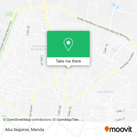 Aba Seguros map
