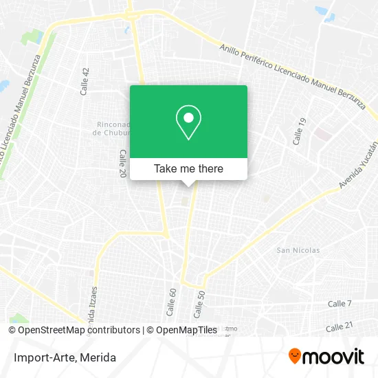 Import-Arte map