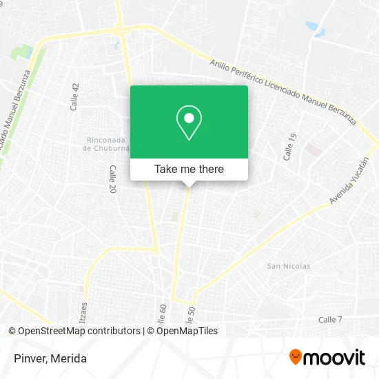 Pinver map