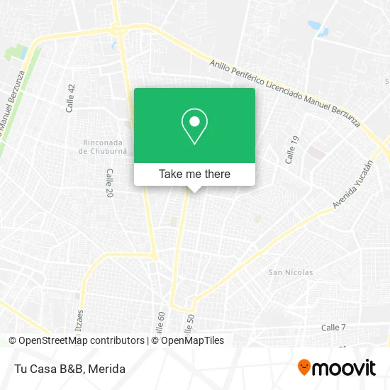 Tu Casa B&B map