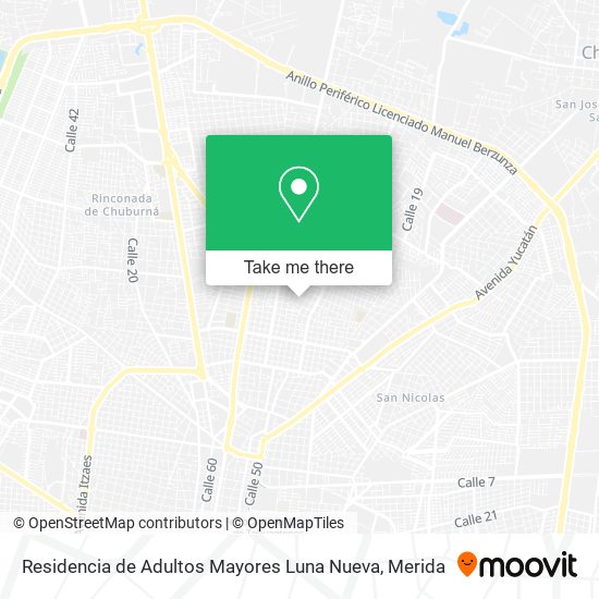 Residencia de Adultos Mayores Luna Nueva map