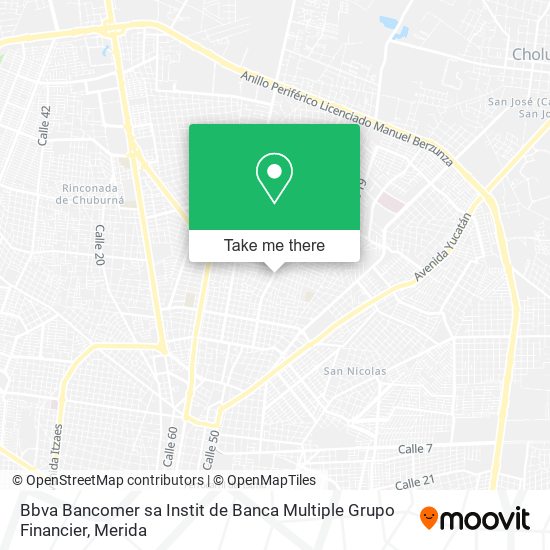 Bbva Bancomer sa Instit de Banca Multiple Grupo Financier map