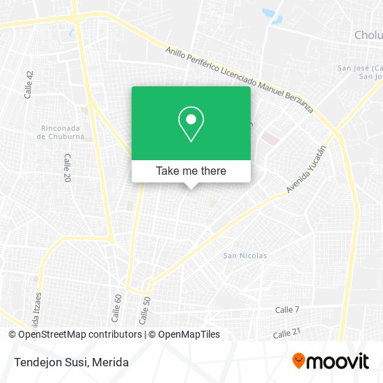Mapa de Tendejon Susi