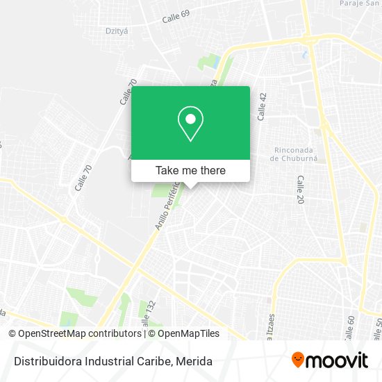 Mapa de Distribuidora Industrial Caribe
