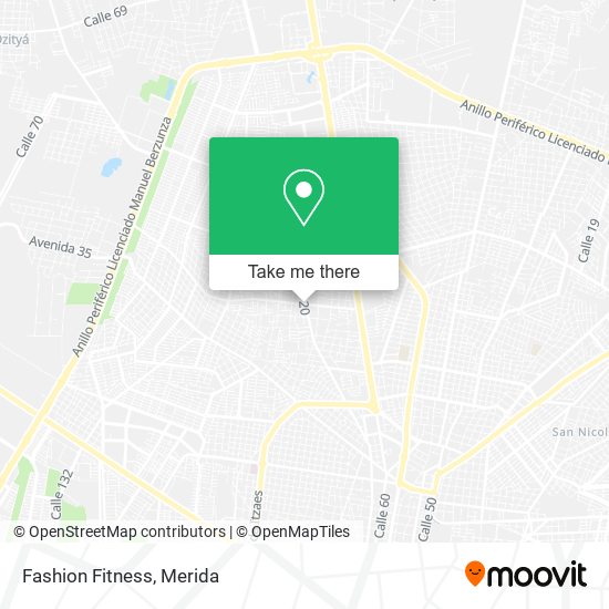Mapa de Fashion Fitness