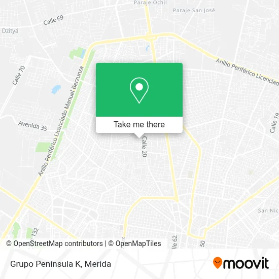 Grupo Peninsula K map
