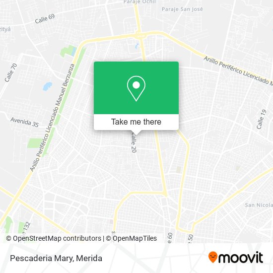 Mapa de Pescaderia Mary