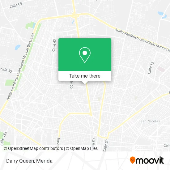 Mapa de Dairy Queen
