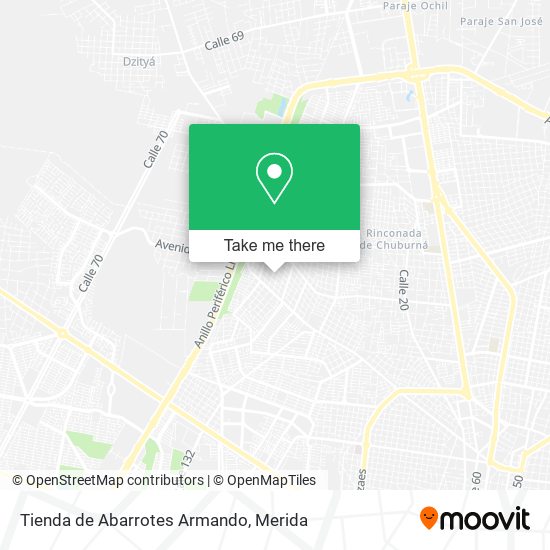 Mapa de Tienda de Abarrotes Armando