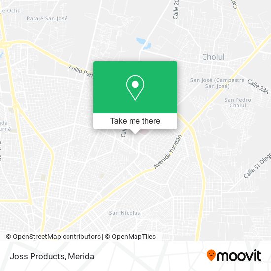 Joss Products map