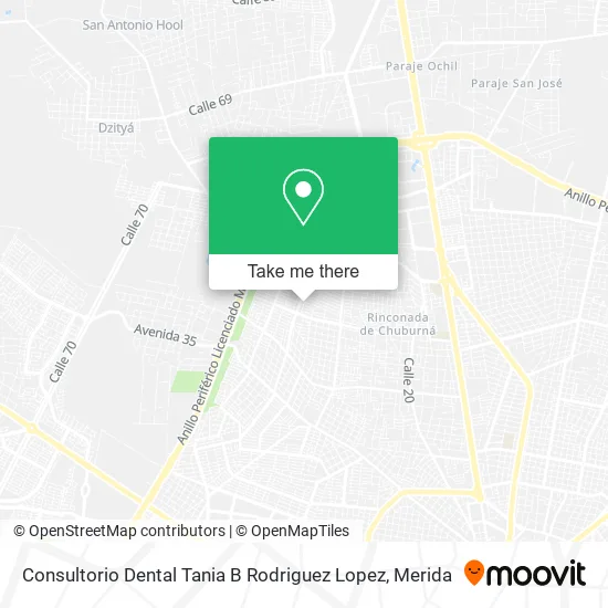 Consultorio Dental Tania B Rodriguez Lopez map
