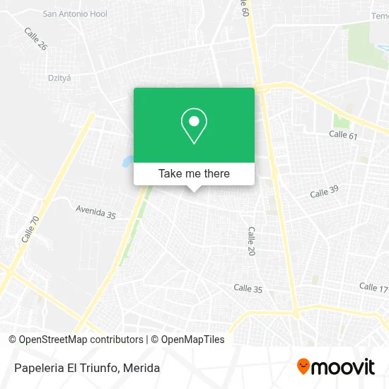 Papeleria El Triunfo map