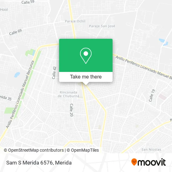 Mapa de Sam S Merida 6576