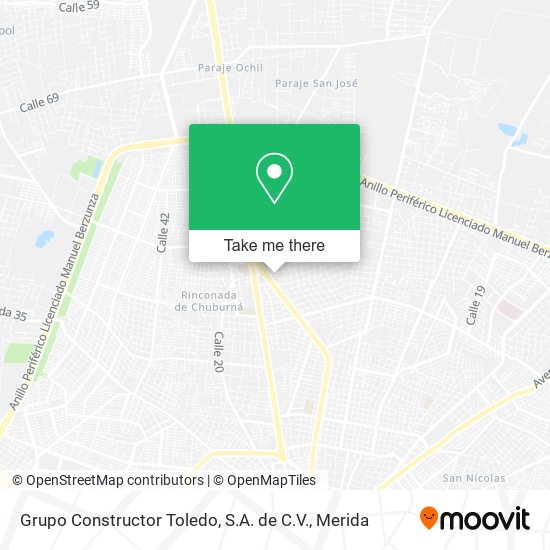 Mapa de Grupo Constructor Toledo, S.A. de C.V.