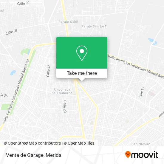 Venta de Garage map
