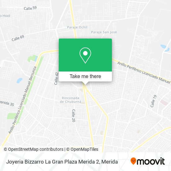 Joyeria Bizzarro La Gran Plaza Merida 2 map