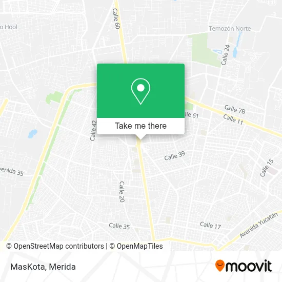 MasKota map