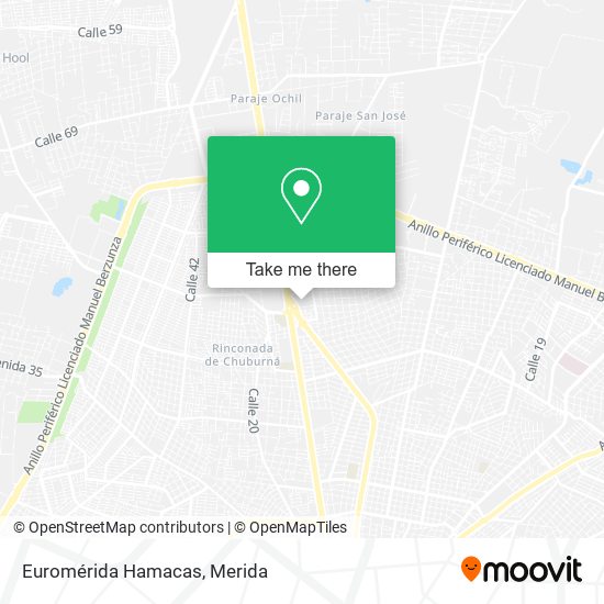 Euromérida Hamacas map