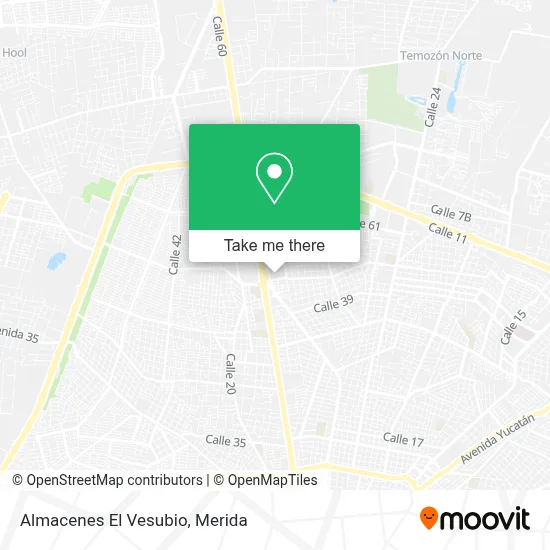 Almacenes El Vesubio map