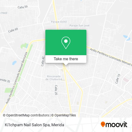 Ki'Ichpam Nail Salon Spa map