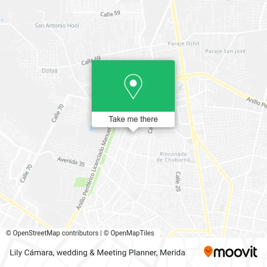 Lily Cámara, wedding & Meeting Planner map