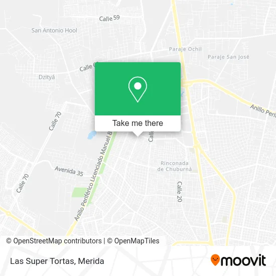 Las Super Tortas map