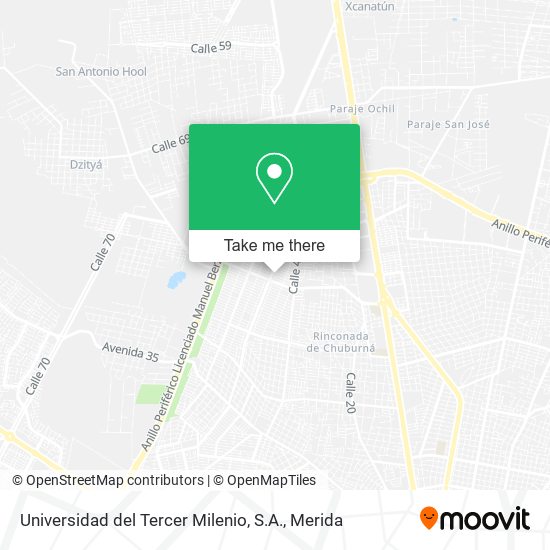 Universidad del Tercer Milenio, S.A. map