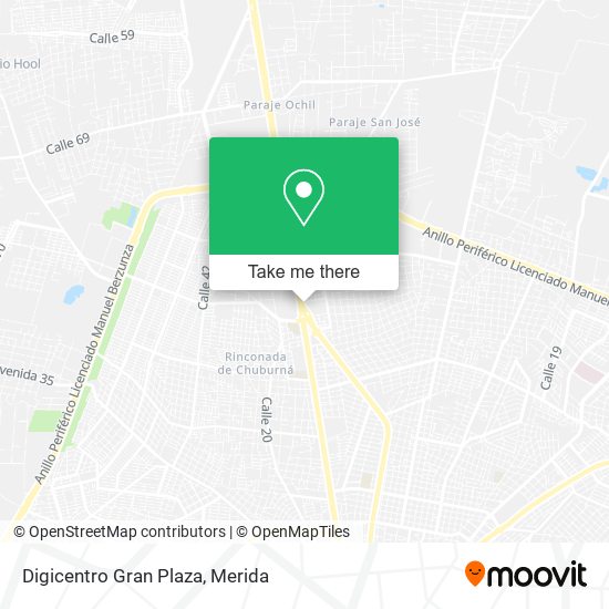 Mapa de Digicentro Gran Plaza