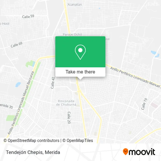 Tendejón Chepis map