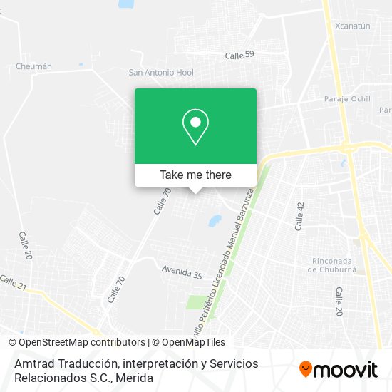 Amtrad Traducción, interpretación y Servicios Relacionados S.C. map