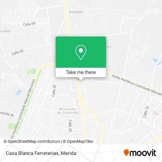 Casa Blanca Ferreterias map